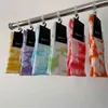 long socks Autumn high tube tie dye Sock Christmas men and women pure cotton 10 Colors sports 01EB