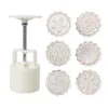 Bakvormen plastic mooncake schimmel 75 g kersen bloesems stempel koekje koekje snijder mal diy fondant tool voor mid-autumn festivalbaking