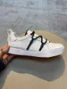 2023 Novo TÊNIS Masculino Desi PORTOFIN0 Luxu Design Sapatos Masculino branco preto EM PELE E COURO PATENTE respirável Calçado de caminhada casual tamanho 38-45