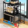 Keuken opslagorganisatie 2-tier / 3-tier magnetron plank rack kruiden organizer verstelbare badkamer boek schoenen plekken