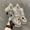 2022 Luxus Marke Männer Frauen Chunky Sneakers Schuhe Dicken Boden Plattform Vulkanisieren Schuhe Mode Atmungsaktive Casual Walking Schuh für Frau weibliche