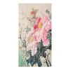 Towel Flower Petals Ink Painting Kitchen Microfiber Cleaning Cloth Car Wash Absorbent Drying ClothTowel