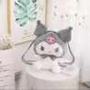 Zaino in peluche nero rosa bianco grande occhio ragazza accessori morbidi carini borsa a tracolla con cerniera regalo di compleanno per ragazze