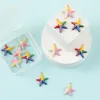 Pendant Necklaces 12pcs/Box Colorful Starfish Pendants Brass Enamel Ocean Style Charms For Bracelet Necklace Earring Jewelry Making DecorPen