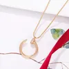 Classic woman Love Necklace di alta qualità in acciaio inossidabile per unghie a ciondolo a pendente designer gioielli