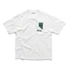 남자 T 셔츠 Rhudees High Street 아름다운 패션 레터 인쇄 대형 BF 스타일 짧은 슬리브 여자 티셔츠 남자 바닥 셔츠