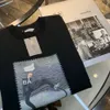 Heren T-shirt Vintage 100% Katoen Gedrukt Eervole 2022 Dames Zomer Fashion Casual Street Loose Tops Tees Polos Aziatische maat XS-4XL B5