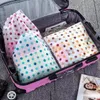 Korean Cute Travel Portable Non Woven Storage Bag Dust Overprint Shoes Clothes Sundries Wardrobe Organizer Inventory RRE13529