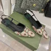 Sandaler designer sling tillbaka sommar mode kvinnor lyx
