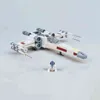 A saga skywalker Star Plan 75102 75149 75211 X Wing Clone Wars Poe's X Tie Fighter 05004 Blocos de construção de brinquedo MJDZSW