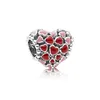 925 Argento Fit Pandora Charm 925 Bracciale a forma di cuore speranza mamma nonna sorella albero fai da te Charms perline set Ciondolo fai da te Belle perline gioielli