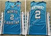 Vintage 2003-2004 Gilbert Arenas Stitched Bullets Baskettröjor Michael 23 Jorden Blue White Shirts NCAA North Carolina Tar Heels 15 Vince Carter Cole 2 Anthony