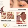 FOCALLURE 12 Shades Eyeshadow Palette #RomanticBloom Jasmine Fine and Smooth Powder Pressed Matte Glitter Eye Shadow Makeup 220525