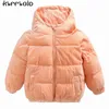 2-8-jarige nieuwe baby winter corduroy broodjas kinderjas neerkozingen jongens winter parka kinderen massieve katoenjack j220718