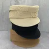 List RB Summer Koreańska wersja mody słomka morska czapka płaska top swobodny filtr przeciwsłoneczny szczytowy czapkę