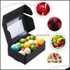 Emballage cadeau événement fête fournitures fête maison jardin Newkraft boîte en papier avec fenêtre boîtes à savon présent emballage pour faveur bonbons bijoux Dis