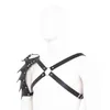 Nxy SM Bondage Lederen Mannen Borst Harness Strap Eenzijdige Multi Stuk Bandjes Te Binden Kleding Sexy Kuisheidsgordel Cosplay 220426