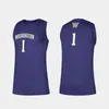 Xflsp Mens College Washington Huskies Basketball Jersey 4 PJ Fuller 1 Nate Roberts 23 Terrell Brown Jr. 5 Jamal Bey 0 Emmitt Matthews Jr. 11 Daejon