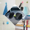 Multifunctional Clip Holder Thumb Hooks Wire Organizer Hanger Strong Wall Storage Holders For Kitchen Bathroom