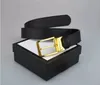 Cinturón de diseñador clásico de moda para hombres y mujeres 2022, cinturón de lujo informal de negocios con hebilla dorada grande, hebilla lisa con letras de 2,0-38mm de ancho