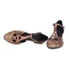 Standard Dance Shoes Tan Satin High Heel Ladies Tango/Ballroom Soft Women 5.5/6.5/7.5cm 220509