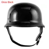 Casques de moto DOT Style allemand Demi-visage Casque ouvert rétro vintage Chopper Biker Scooter