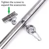 BDSM Removable Stainless Steel Spreader Bar Hand Cuffs Ankle Slave Cosplay Costumes Bondage Adults SM sexy Toys For Couples