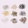 100/300 st/Lot Hypoallergenic Earring Hook Kit Mix-Color Ear Drairs Fish Hooks Open Jump Rings Earplugs för att göra reparation