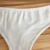 10 Pieces Ladies Cotton Thong Panties Sexy Women G String Tangas Mujer Woman Underwear Lingerie Femme Underpants Solid Panty XXL 220425