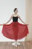 Stage Wear Ballerine Ballet Tulle Jupe Gymnastique Justaucorps Pratique Robe Enseignant Wrap Danse Mousseline De Soie Yoga JupeStage