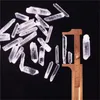 Other 1PC Natural Crystal Column Clear Quartz Raw Gemstoness Original Mine White Points Terminated Wand Specimen Druzy Edwi22