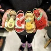2021 صندل الفتيات ميليسا للأطفال أحذية الفراولة البطيخ تدور الأفوكادو فاكهة الصيف الأولاد والبنات أحذية مسطحة Q0629266S