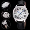 Top fashion men's automatic mechanical watch AAA classic business Swiss annual explosion high-end luxury white dial calendar concise