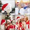 2022 Año nuevo Sombrero de Navidad grueso Adts Decoraciones para niños para el hogar Navidad Regalos de Papá Noel Decoración de Navidad Gorros de invierno Entrega directa 2021 Sombreros