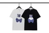 22S letras masculinas impressão t camisetas pretas designer de moda verão alta qualidade de manga curta de alta qualidade s-xxl