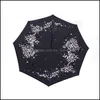 Umbrellas Household Sundries Home Garden 16 Design C-Hand Windproof Reverse Double Layer Inverted Umbrella Inside Out Self Stand Win Dj2