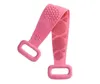 Home Magic Silicone Bath Brushes Towels Rubbing Back Mud Peeling Body Massage Shower Extended Scrubber Skin Clean SN4397