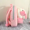 학교 가방 Kawaii 플러시 백팩 유치원 배낭 아기 소녀 소년 깃발 미니 책 가방 유아 아이들 만화 동물 schoolbag