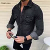 Erkek denim ceketler uzun kollu jean dış giyim artı boyut 3xl erkek moda sonbahar yeni rahat sokak kıyafeti kot ceket ince stil y220803