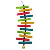 Andere vogelbenodigdheden papegaai speelgoed araderen hangende acryl met klokkenbeten kauwen op kooien cakatoo stand rack swing speelgoed huisdierproduct