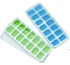 아이스 큐브 트레이 주방 도구 2 팩 쉬운 릴리스 실리콘 유연한 14- 아이스 트레이에는 RRA12691에 대한 유출 방지 뚜껑 BPA 무료