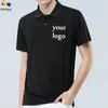 Customizedprinted DIY polo shirt for men and women with printed picture shortsleeved advertising shirt 220609