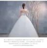 Robe De Mariee New Wedding Dresses Strapless Appliques Pearls Lace Fashion Wholesale Simple Bride Dress Vestidos De Novia