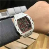 日付デザイナースポーツウォッチウォッチラグジュアリーメンズワインメカニックウォッチバレルR I C H A R D WRISTWATCHレジャービジネスRM50-04自動ミルセラミックテープ