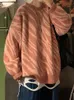 Erkek Sweaters Harajuku Erkek Kazak Sokağı Zebra Stripe Siyah Beyaz Klasik Renkler Sıradan Retro Erkek Örme Y2K Hip Hop Ye Sulutersm
