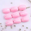 100 UNIDS Medio Macarons Resina Slime Flatback Medio Macaron Miniatura Objetos Decorativos Simulación de Pastel para Encantos DIY Scrapbooking Adorno Clip de Pelo 1221003