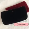 22x12 5x16 5 Fashion G Letter Velvet Bag Classic Black or Red Makeup Comsetics Storage Bag G Collection VIP198C