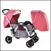 Twin Strollers Can Sit And Lie Face To Face With Proof Folding Trolley Be Folded Quickly1 Drop Delivery 2021 Strollers# Baby Kids Mater