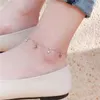 Anklets Stainless Steel Fashion Fine Jewelry Zircon Stars Moon Charm Chain For Women Tobilleras Cheville AccessoriesAnklets Kirk22