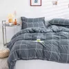 Ins4 Net Moulin Thickened Quilt Cover Four Piece Bedding Cartoon Three Set for Students in Single Dormitory